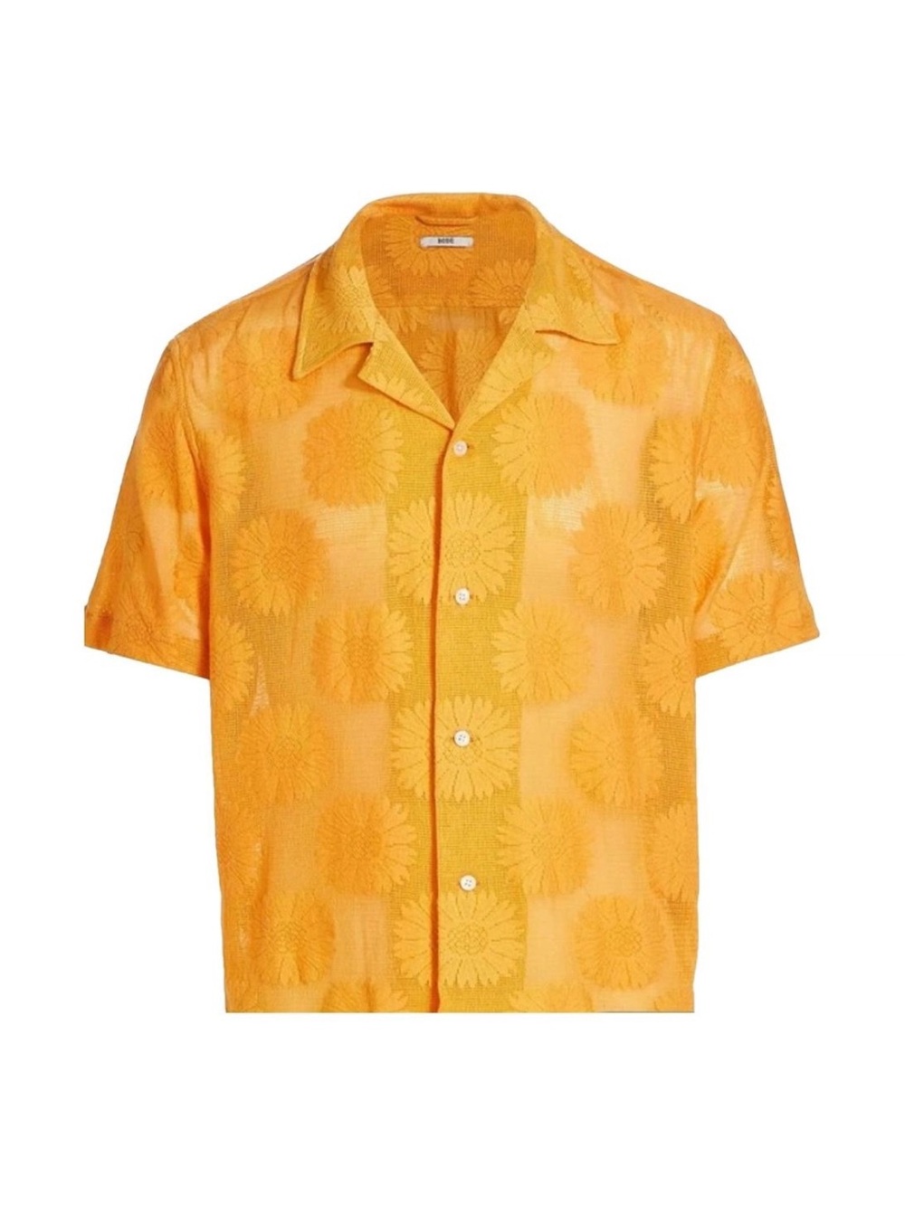 Bode Sunflower Lace Camp Shirt Golden
Men's M/L
